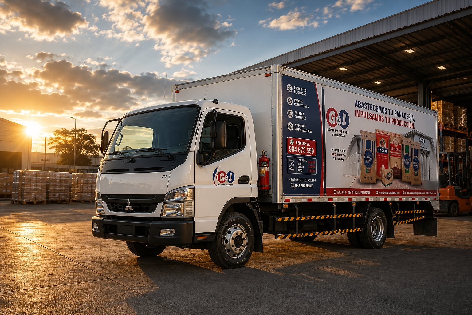 Mitsubishi FUSO FI de la flota de G&I Representaciones