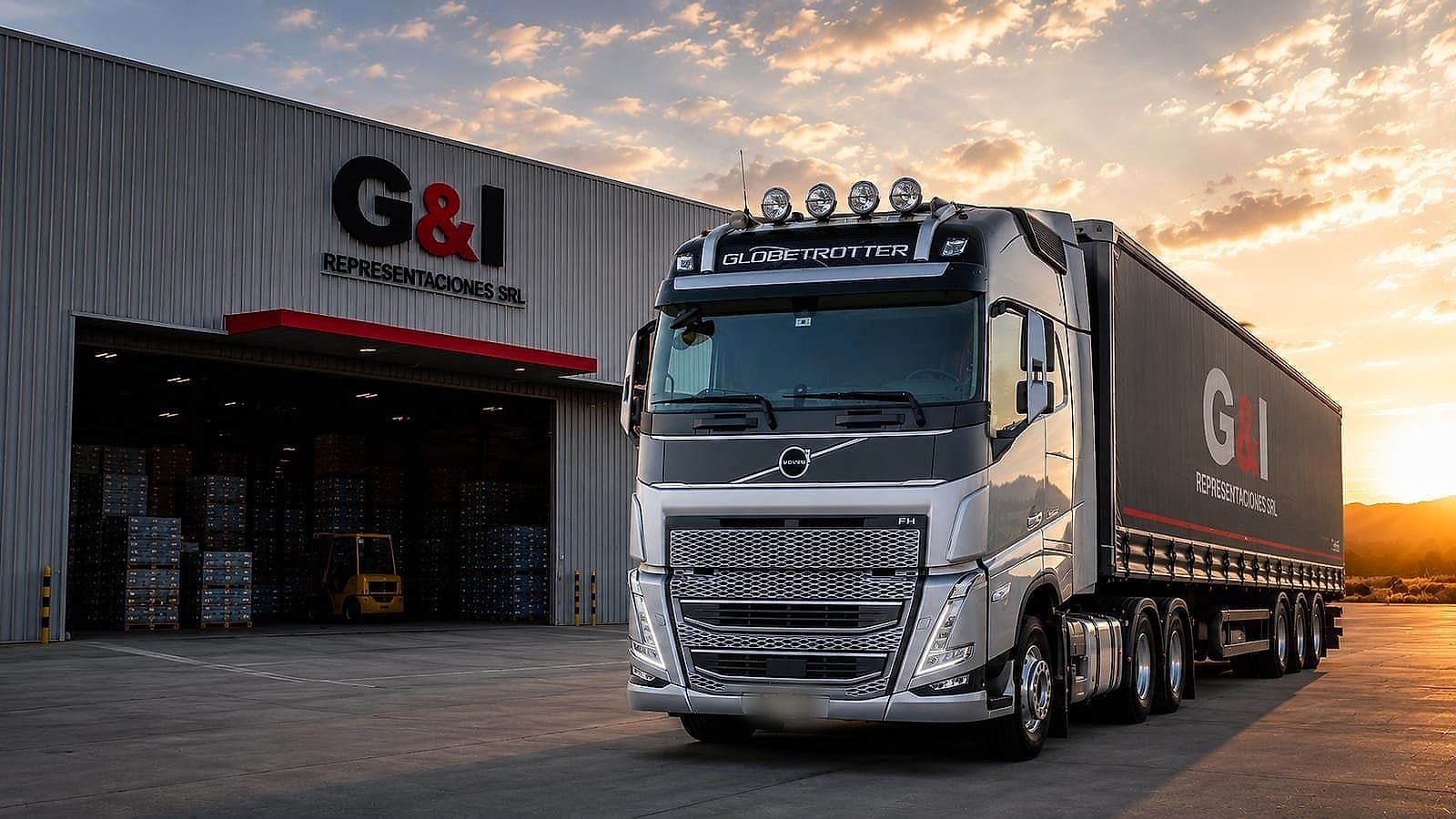 Volvo FH Globetrotter de la flota de G&I Representaciones